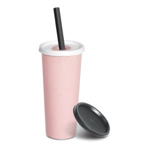 FOPM9349 ( Wheat Mug with Straw )