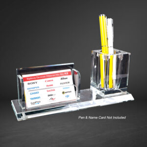 AD Crystal Series - Crystal Pen Holder & Name Card Holder (FCY529)